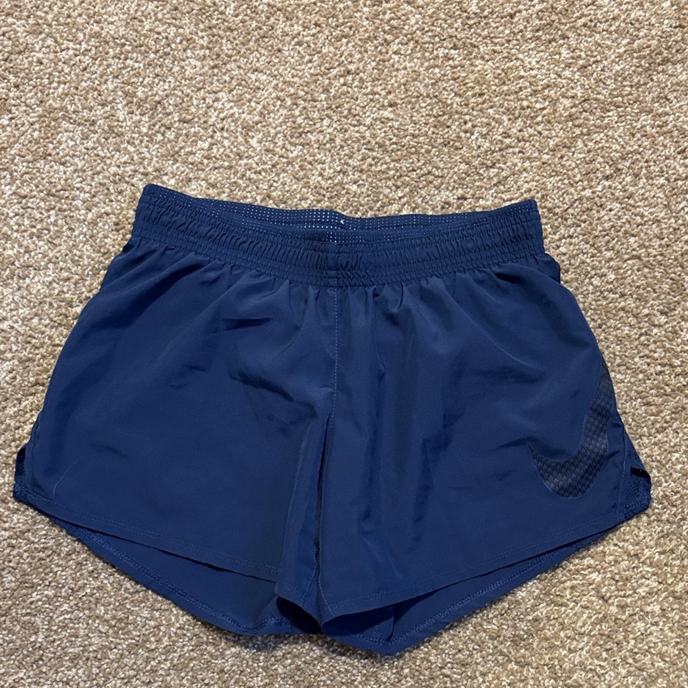 Nike Women's Navy Blue Athletic Shorts